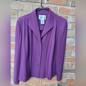 Women's Elegant Purple Blazer